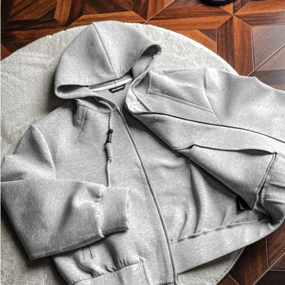 Elegant Gray Hooded Cape for Women